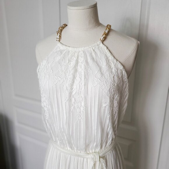 Guess Lace Maxi Dress in Off-white Size XS - Picture 3 of 7